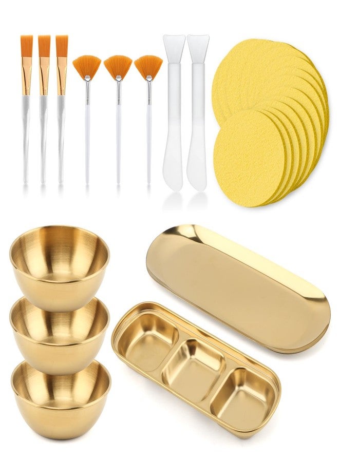 BNYTXV 25 Pcs Esthetician Supplies, Stainless Steel Facial Bowls, Mask Applicator Tool, Professional Facial Supplies Set for Estheticians - Image 1
